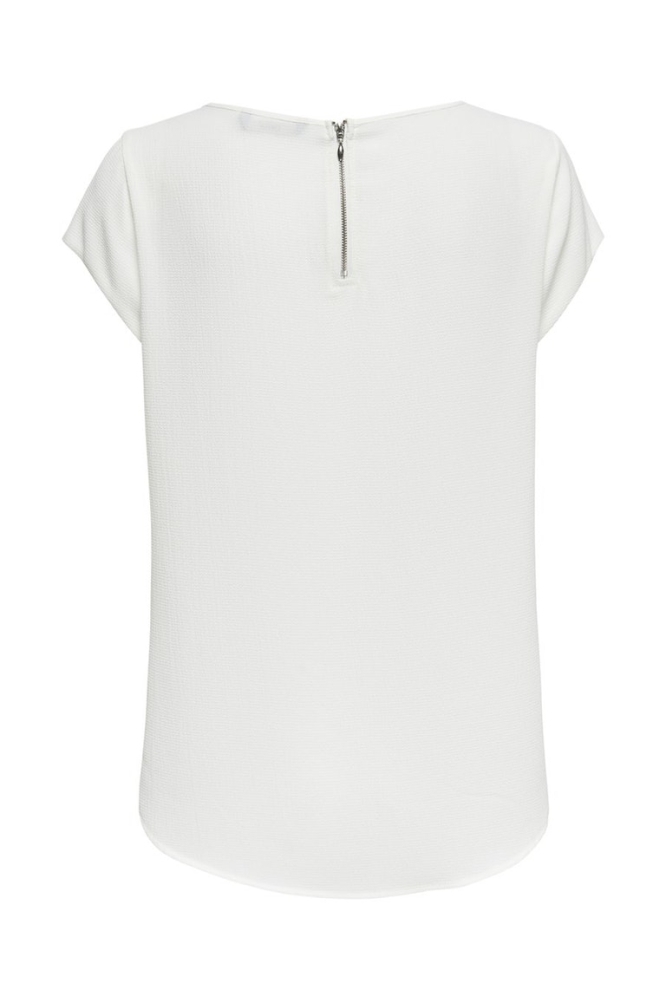 ONLVIC S/S SOLID TOP NOOS WVN 15142784 Cloud Dancer